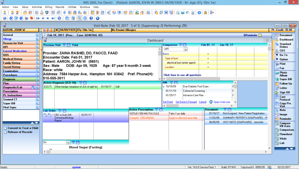 Dermatology Patient Dashboard