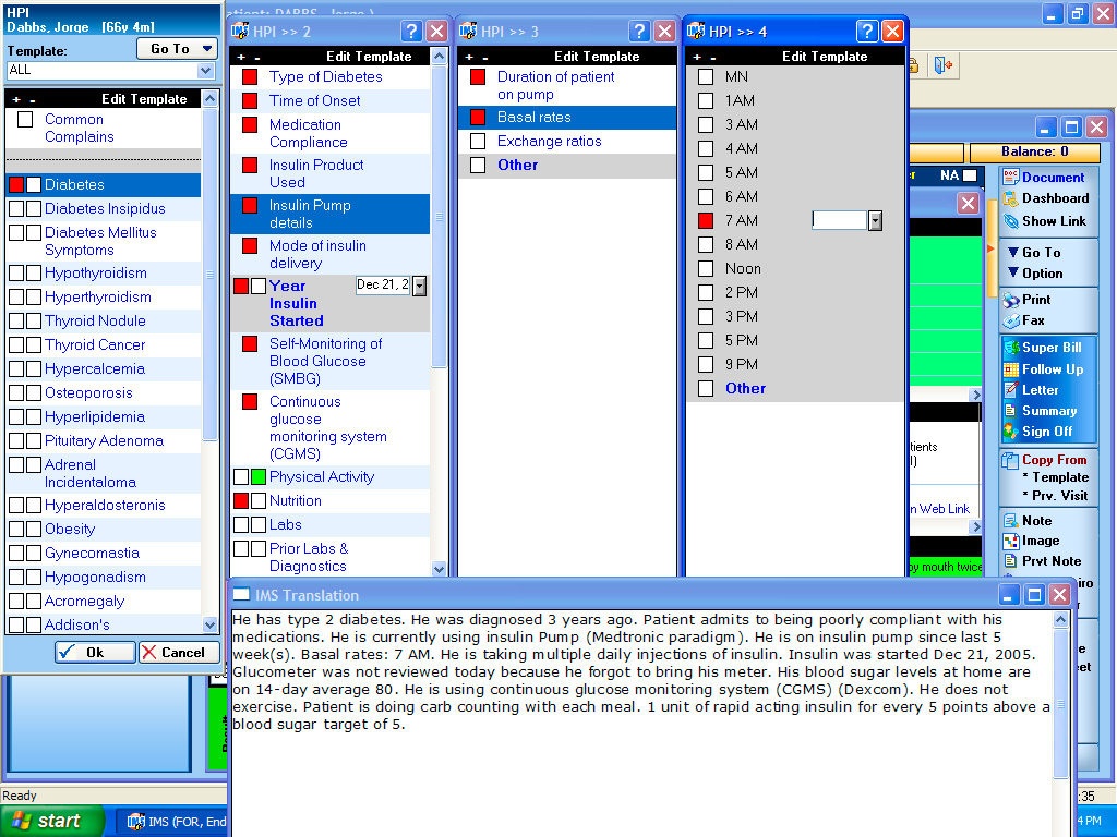 Endocrinology Voice Recognition