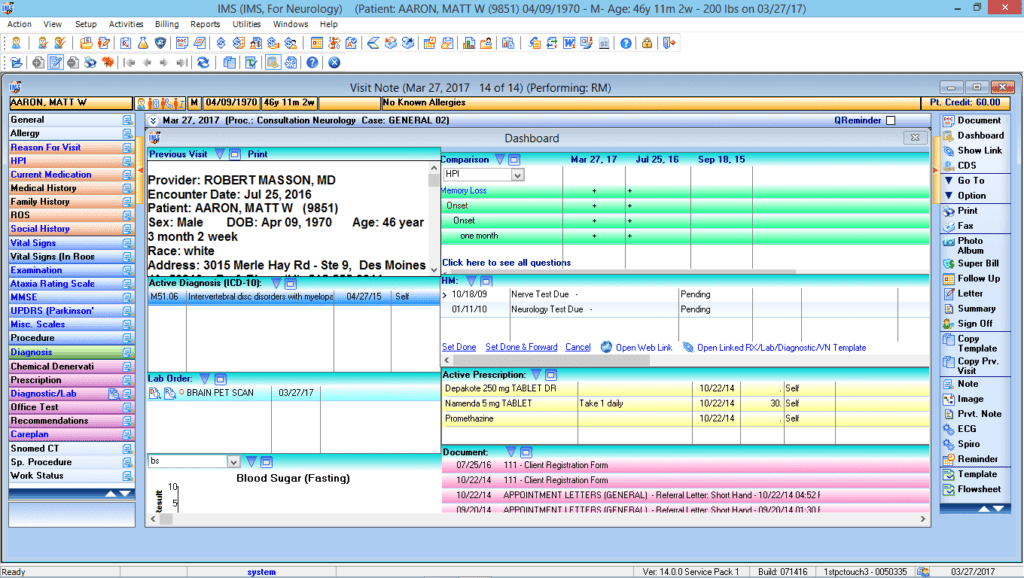 Neurology Patient Dashboard