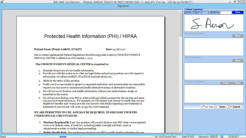 OB/GYN Letters/Forms Automation