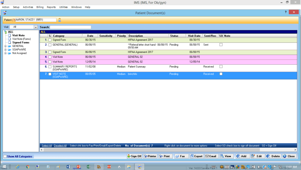 OB/GYN Patient Documents