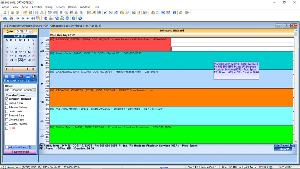 Family Medicine Patient Appointment Scheduling