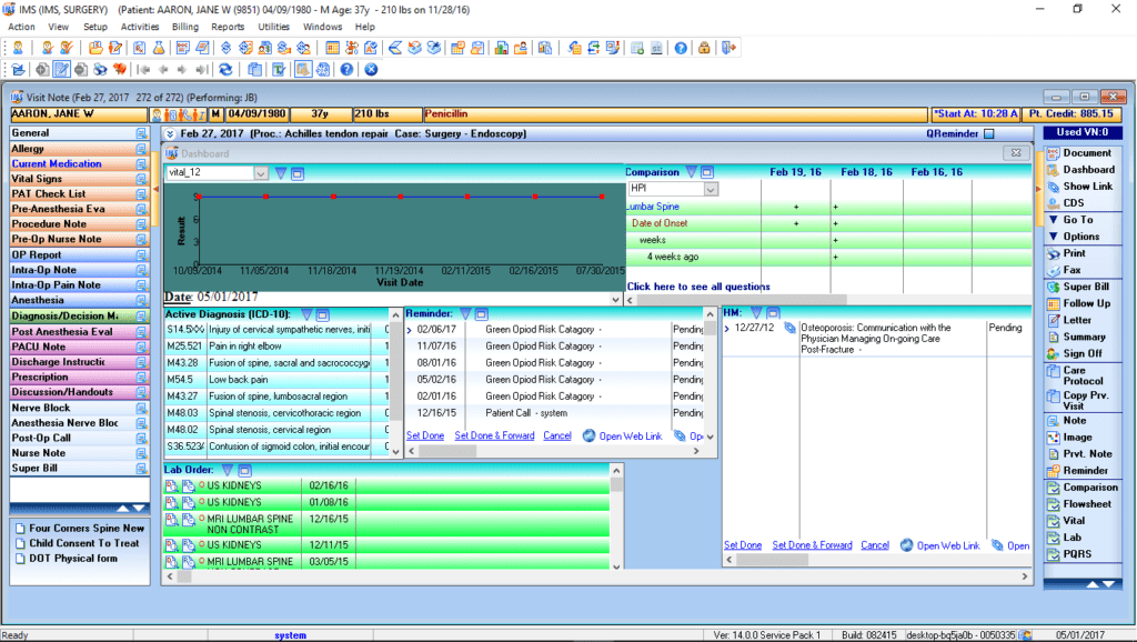 General Surgery Patient Dashboard