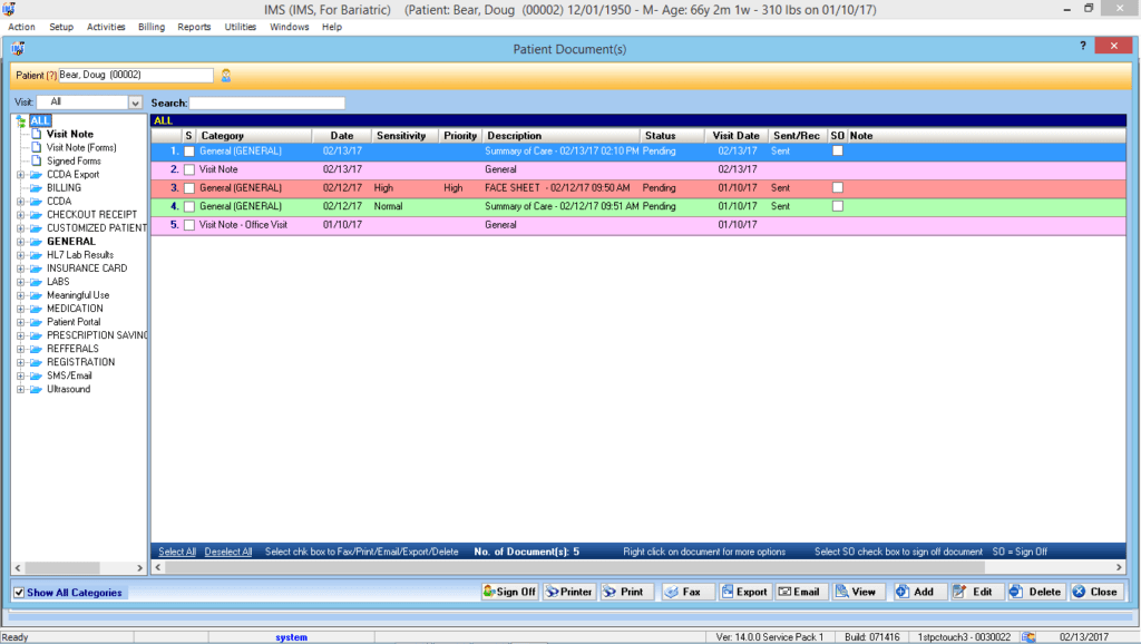 Bariatric Surgery Patient Documents