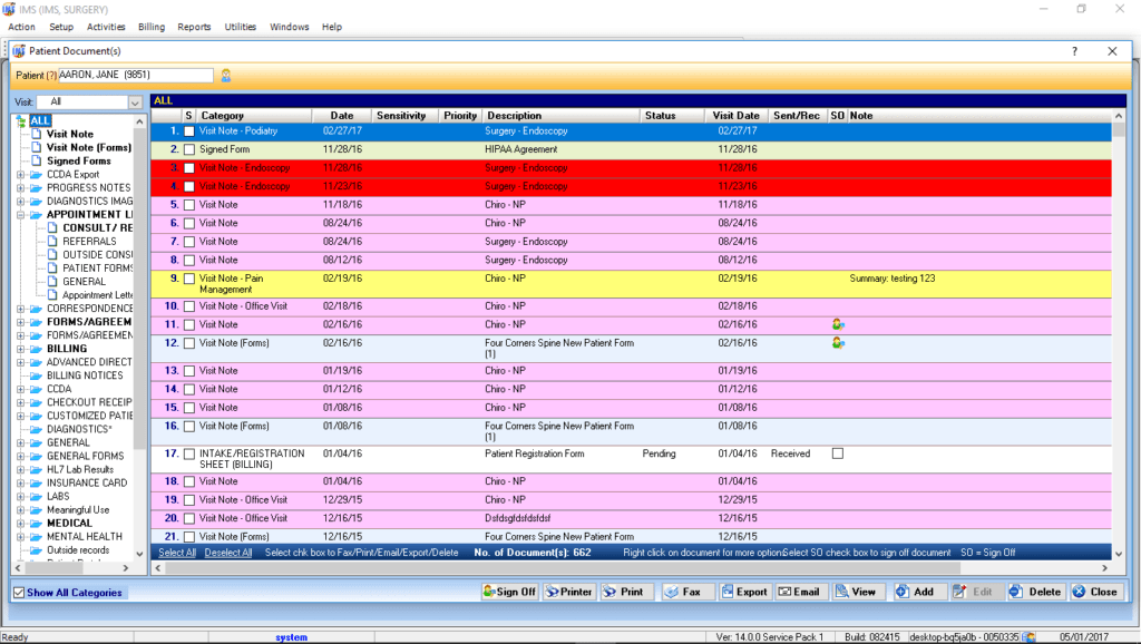 General Surgery Patient Documents