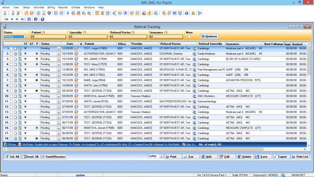 Mental Health Referral Tracking