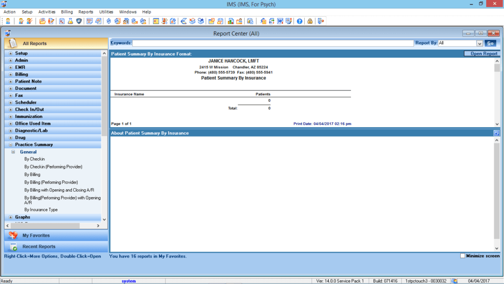 Mental Health Reports Center