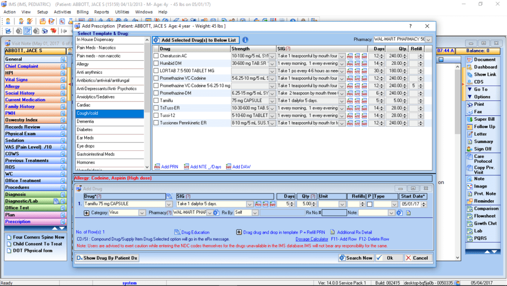 Pediatric E-Rx