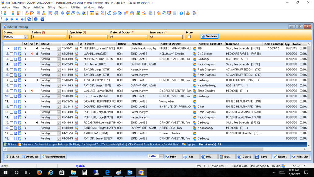 Hematology/Oncology Referral Tracking