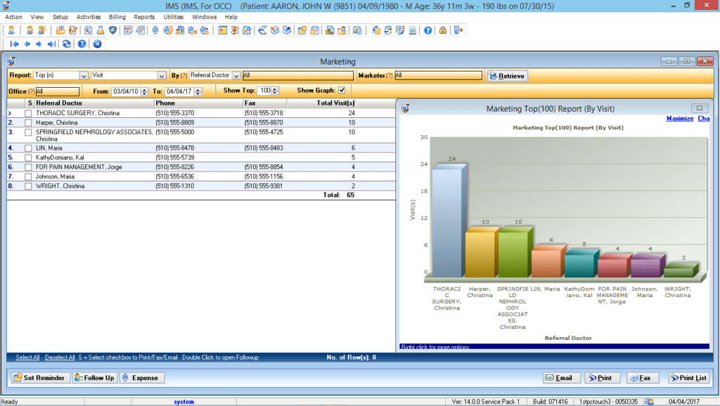 Occupational Medicine Marketing Module