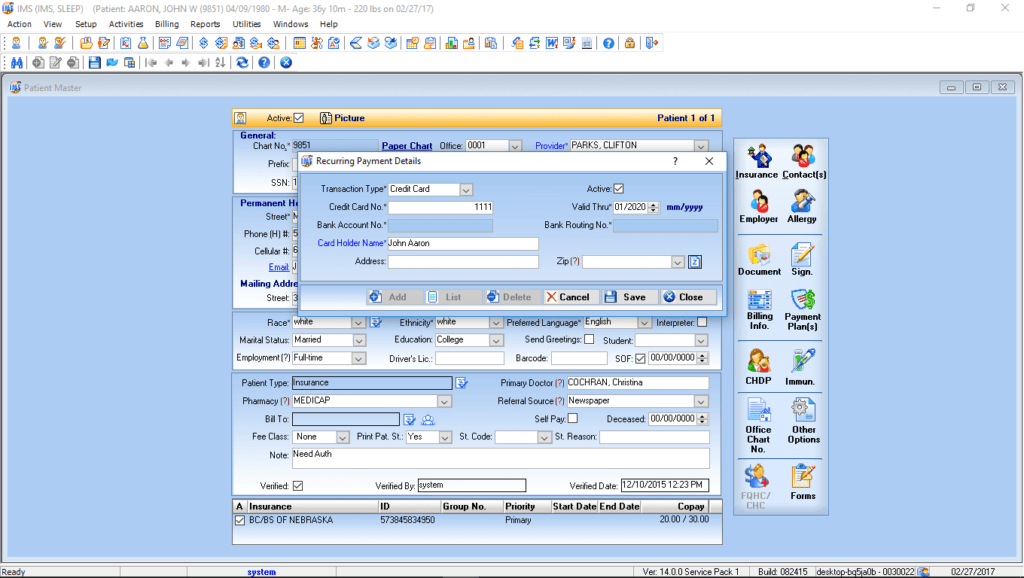 Sleep Medicine Patient Payment Solutions