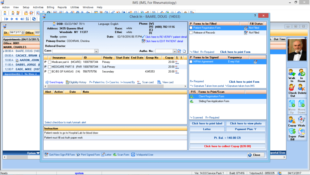 Rheumatology Check-In