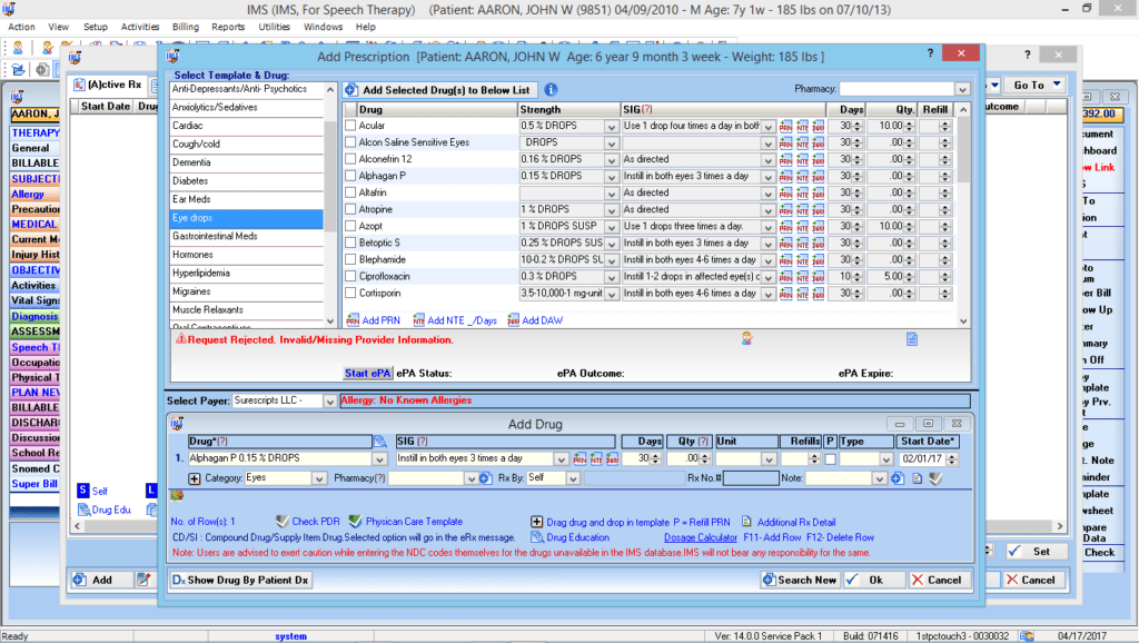 Speech Therapy E-RX