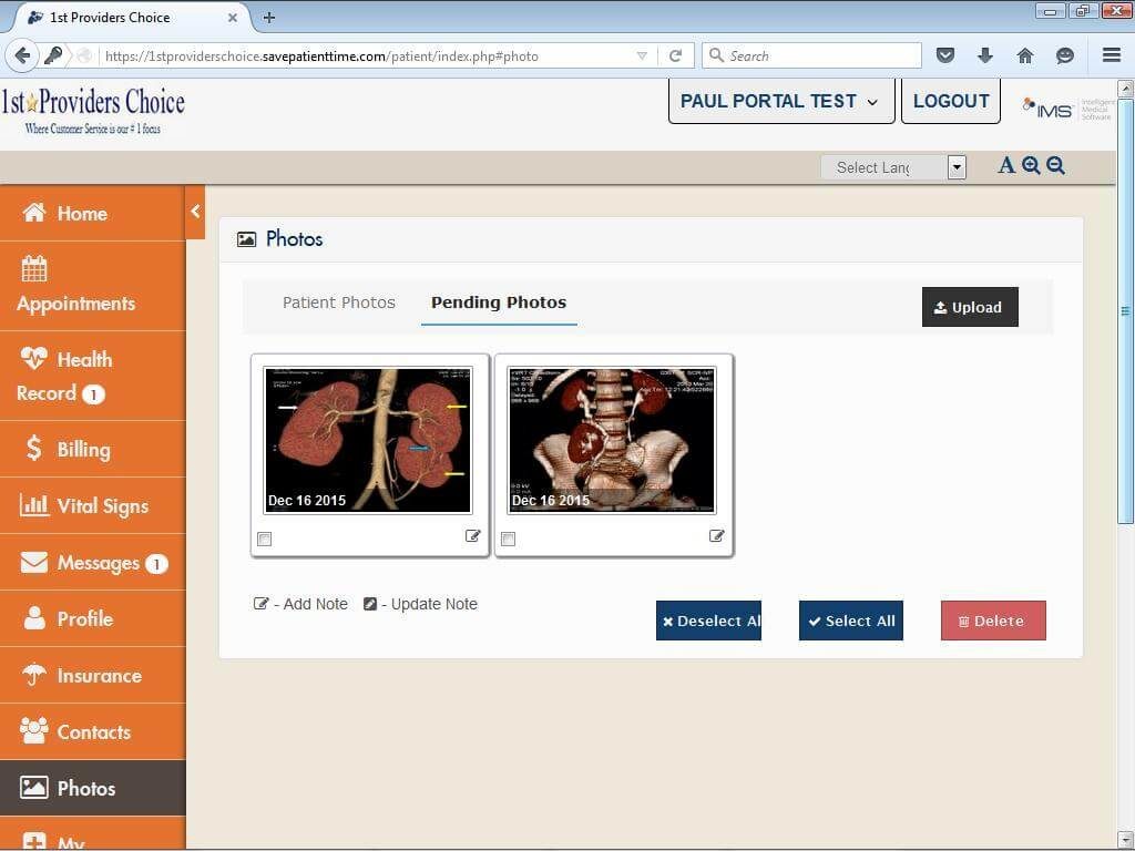 Urology Patient Portal Patient Photos